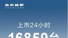 开创整车终身质保先河！BJ30旅行家上市 24小时订单突破16859辆