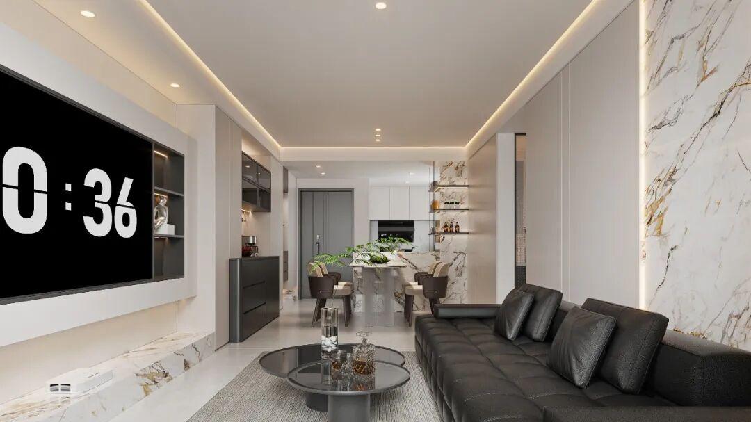 设计作品｜102㎡意式轻奢家，高级感藏在每处细节里