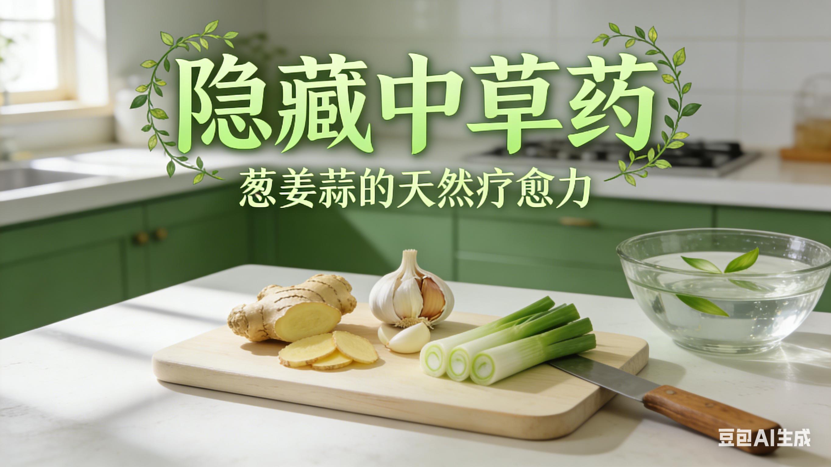 葱姜蒜竟是“隐藏中草药”？厨房3样宝，药用玄机藏不住了