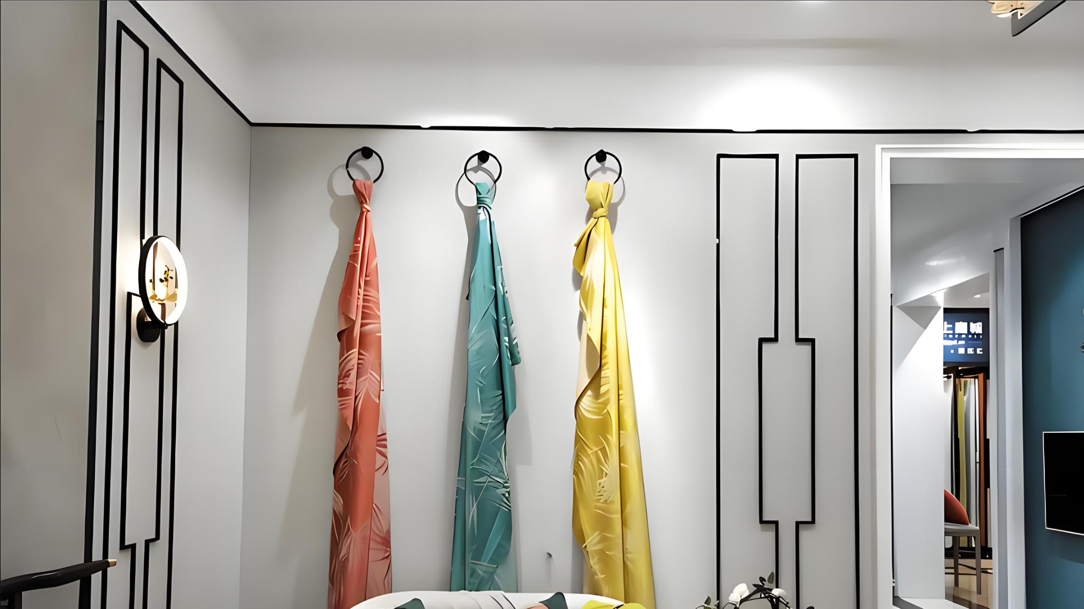 个性窗帘店装修设计思路在哪里？从空间美学、动态动向、造型独特的设计思路！