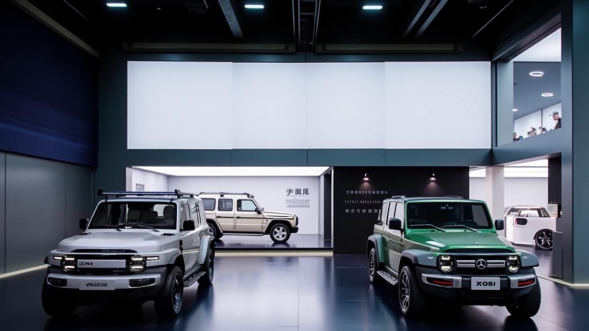 中国新能源市场再添猛将，iCAR V23四驱版接近角达43°