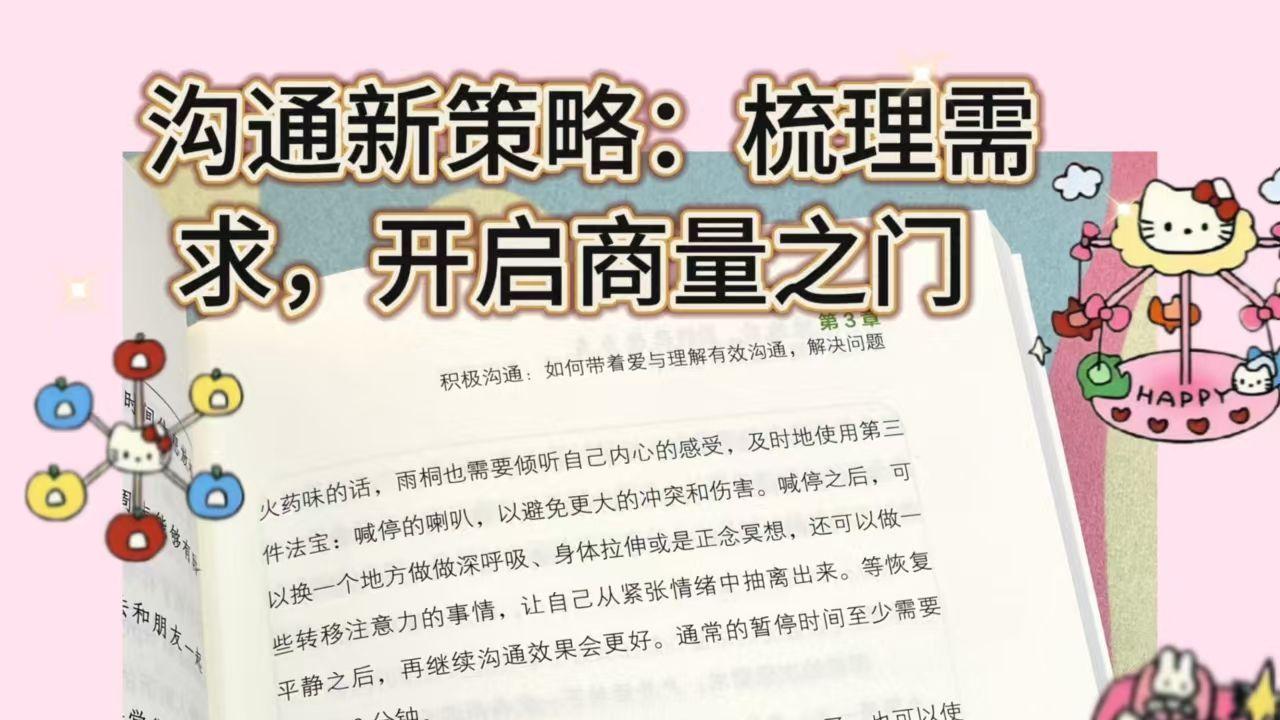 沟通新策略：梳理需求，开启商量之门