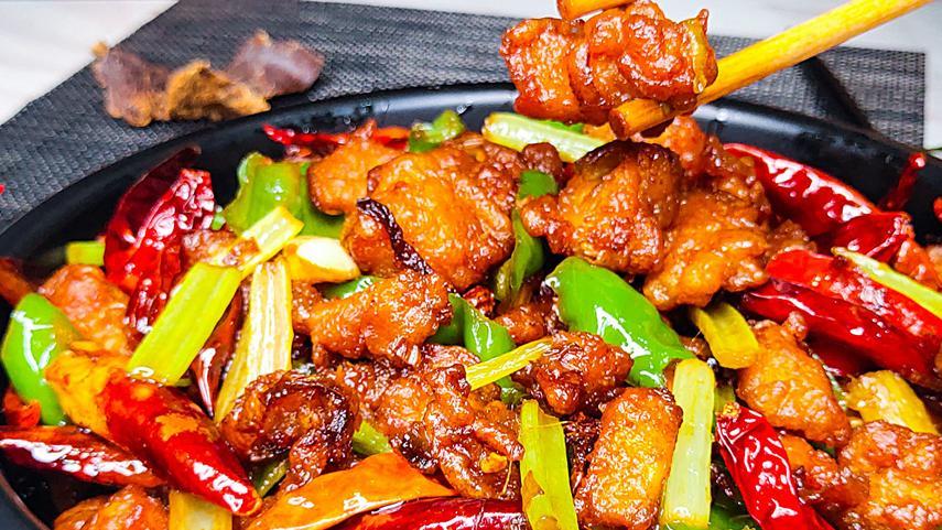 家常川味辣子鸡：麻辣酥香，吃过你就停不下来
