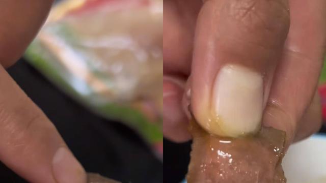 惊现"带血创可贴"！来伊份蜜枣粽陷食品安全风波