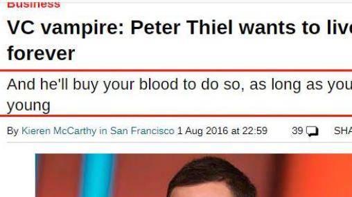 美国一富豪想活到120岁，花重金全身替换成少年血液，结果怎样？