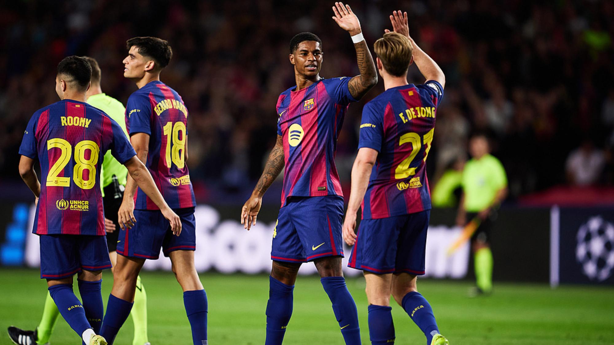 进攻数据超越皇马巴西双星之和，巴萨该不该买断拉什福德