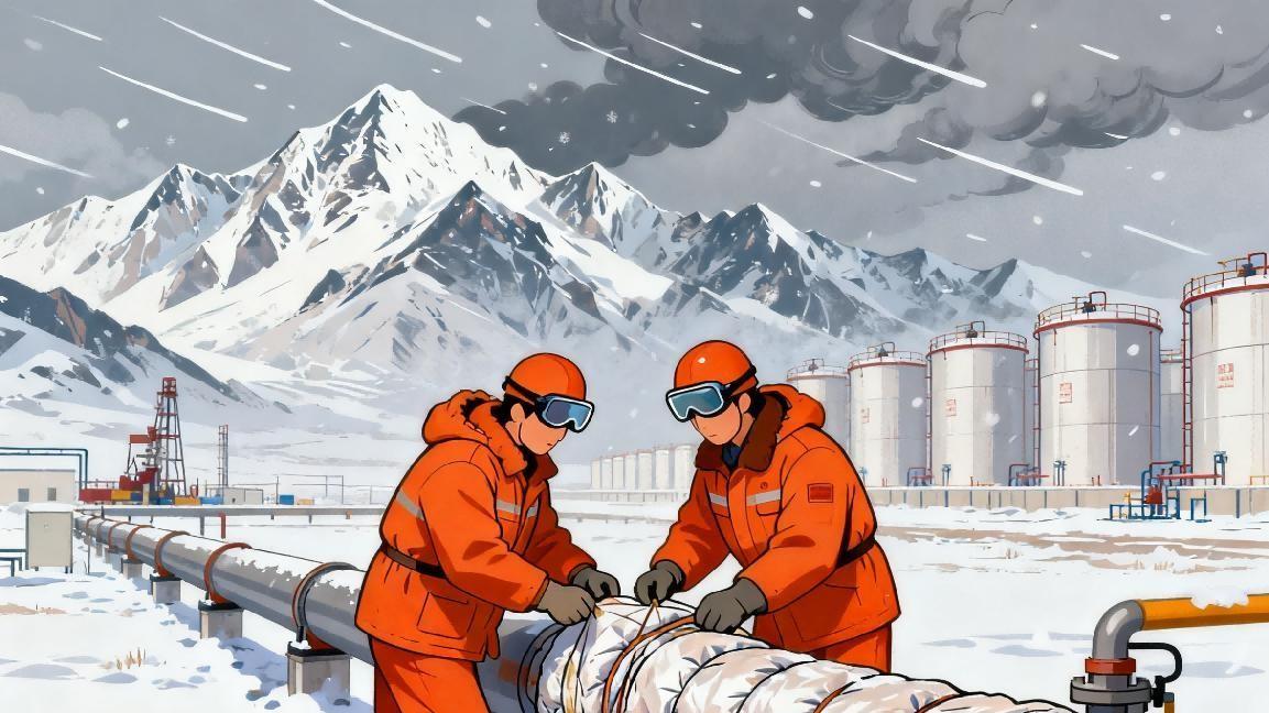 高原寒潮下的能源守卫战：青海油田织密冬供“保暖网”