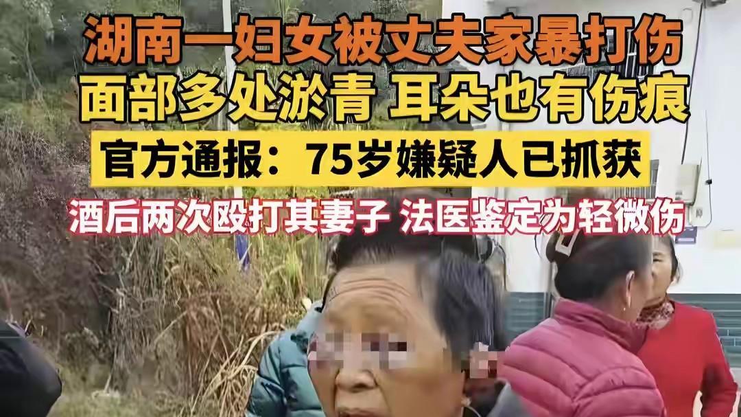 湖南71岁大爷两次家暴妻子！儿子拦不住，人已被抓，知情人曝内情