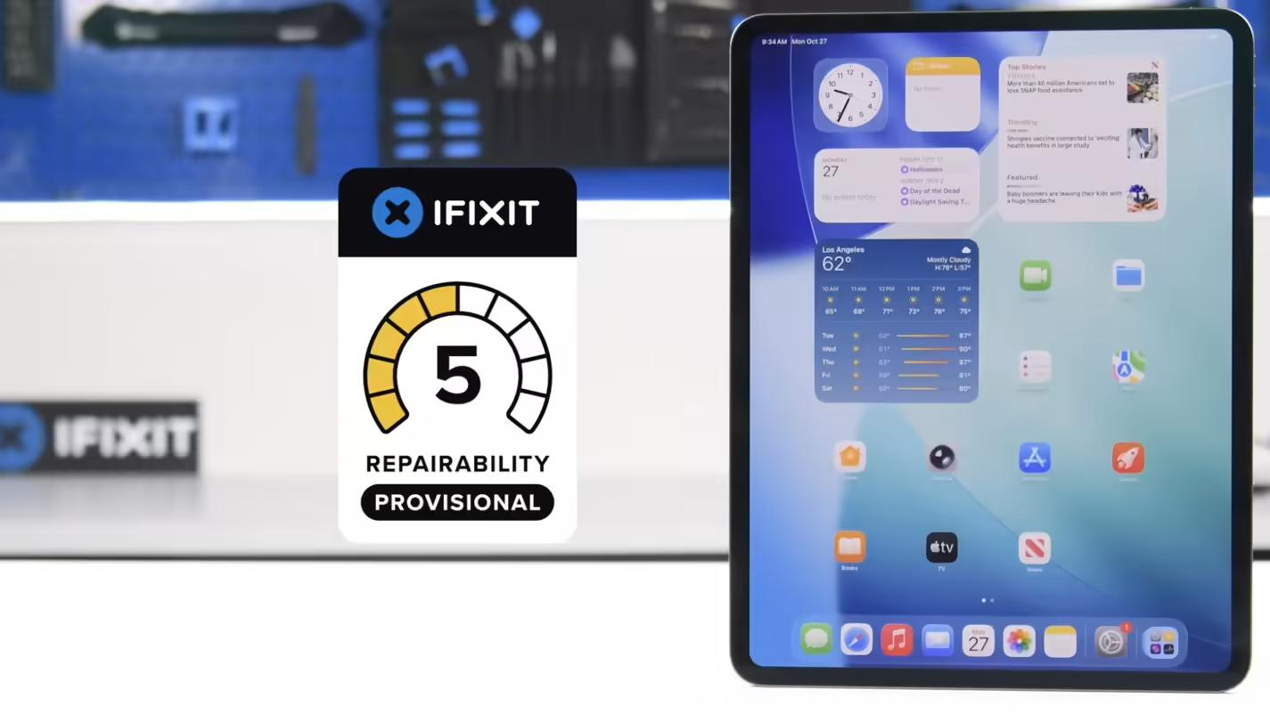 iPad Pro M5版拆解：难修，但可以修