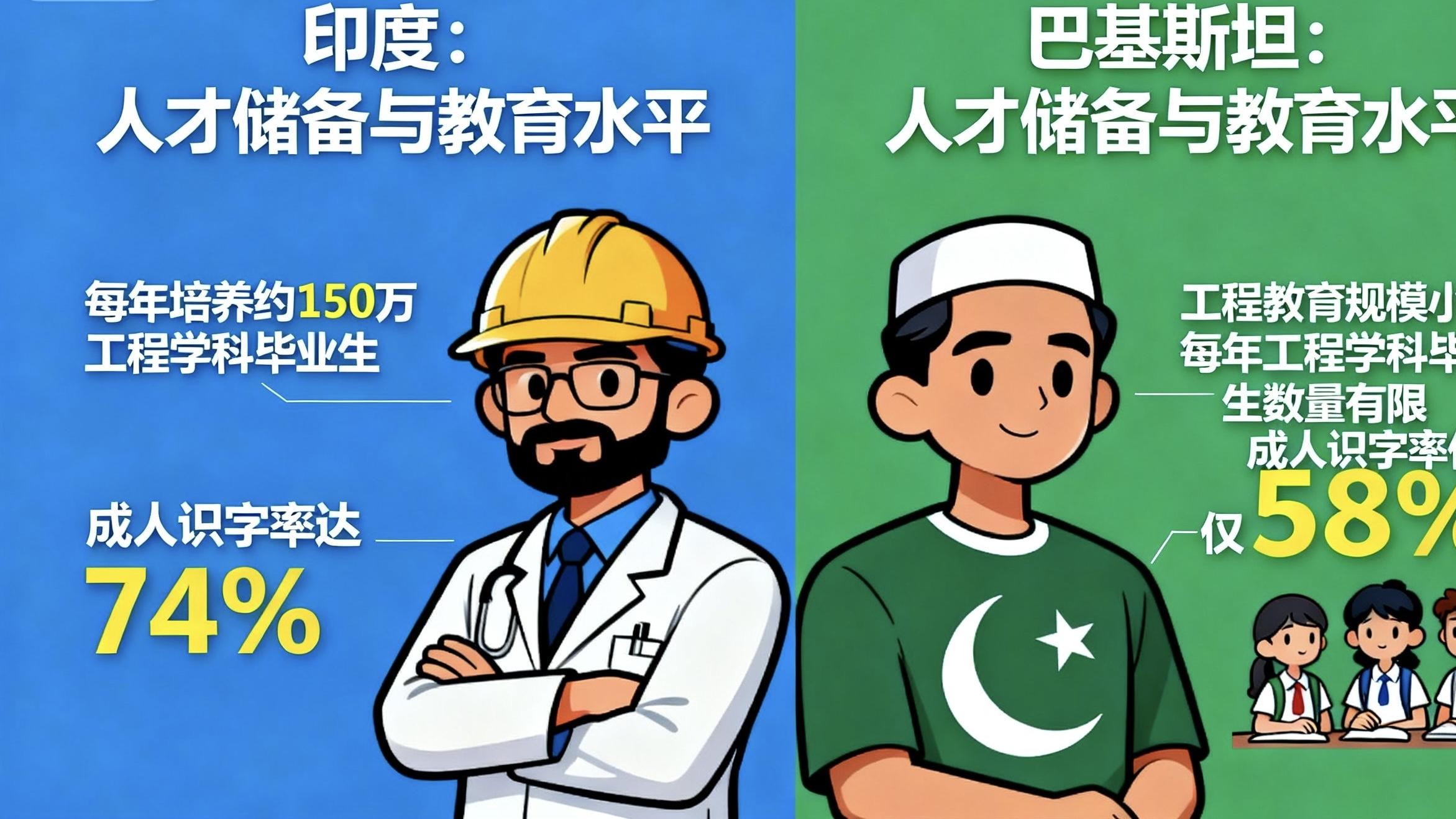 全球55%外包被印度拿走，巴基斯坦IT业为何只能做数据录入？
