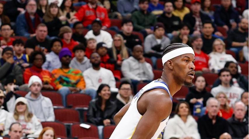 巴特勒复出，金州勇士123-91大胜公牛