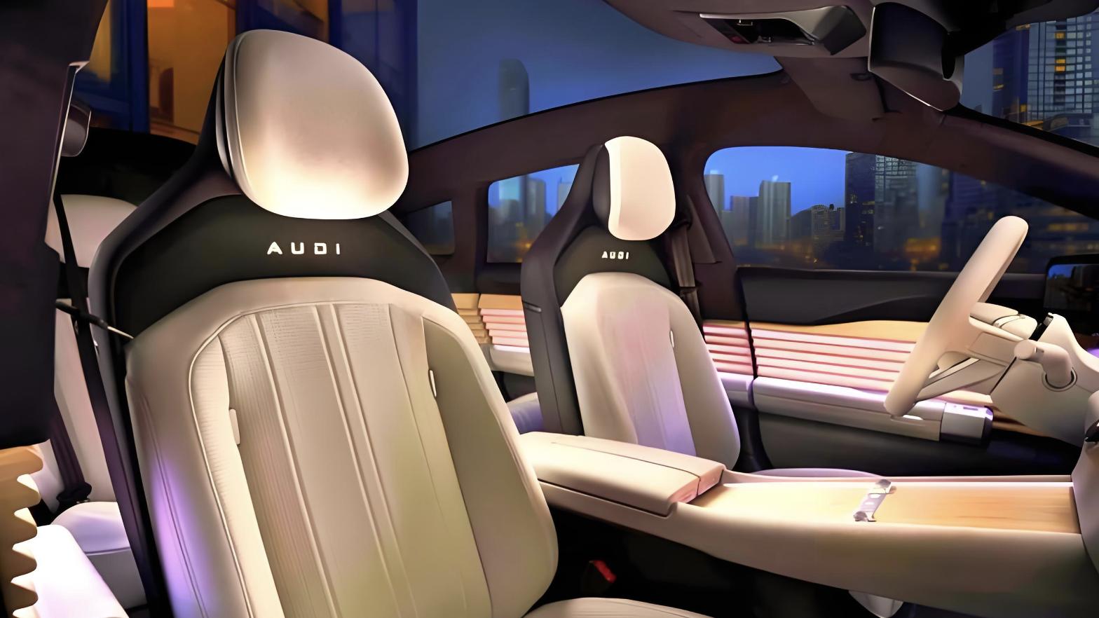 奥迪GT50概念车，搭载2.5T五缸发动机，400匹马力、加速3.1秒