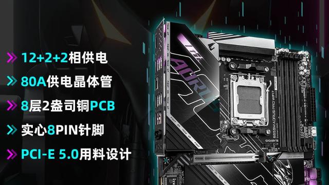 16相80A供电+热管散热，技嘉B850M电竞雕重新定义性价比