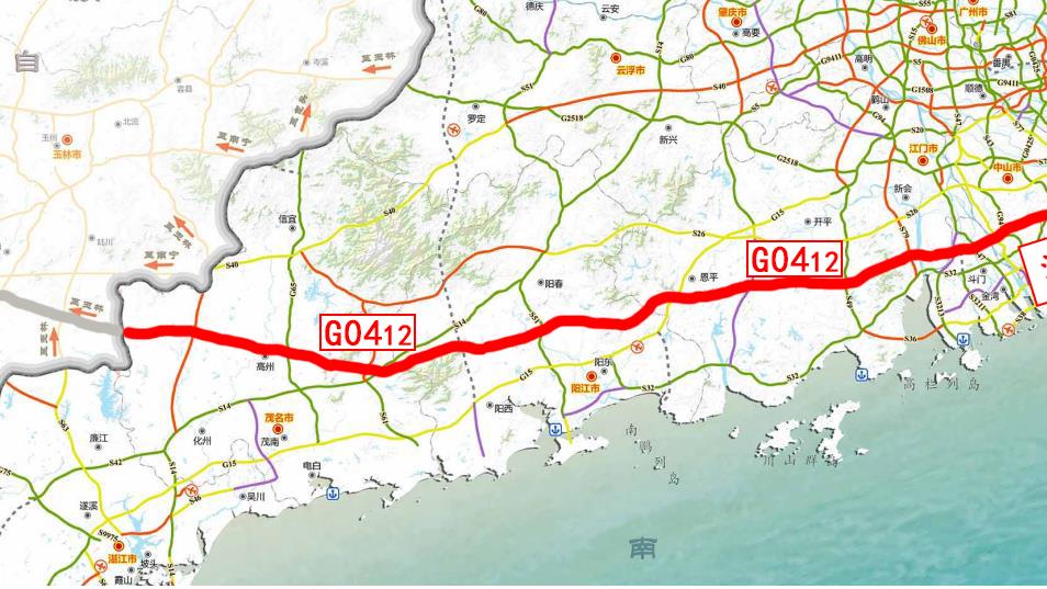 吹响集结号，深圳至南宁高速广东段将开工，粤西人民的福音
