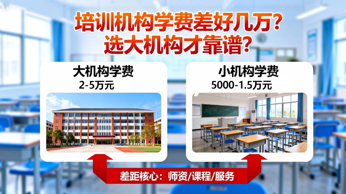 培训机构学费差好几万？选大机构才靠谱？互联网人帮你扒明白！