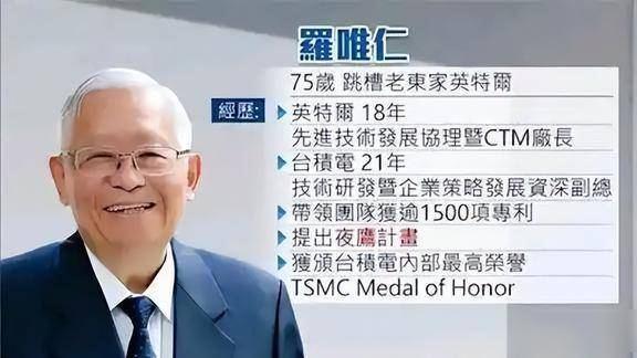 台积电老工程师退休，英特尔火速挖角，全球芯片格局暗流涌动