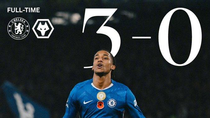 切尔西3比0狼队暂居第二，加纳乔两助攻，内托面对旧主定胜局