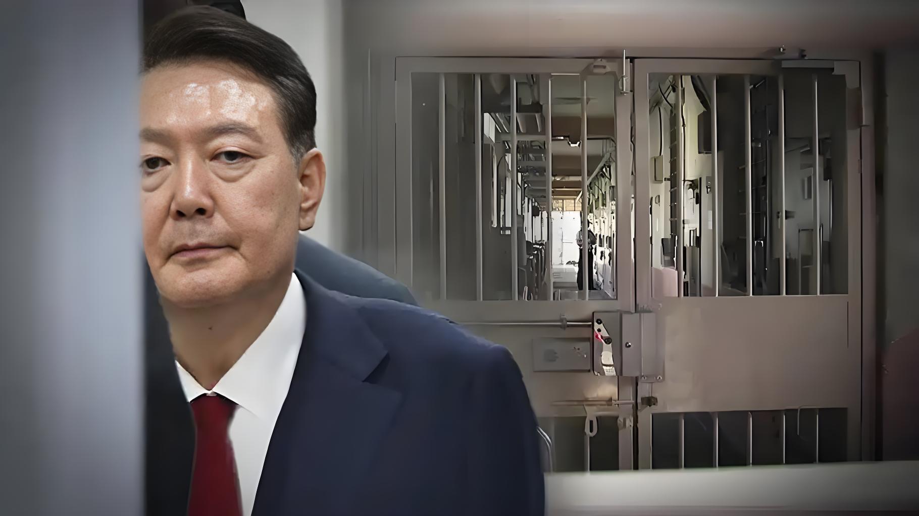 韩国前总统夫妇"狱中相会"！尹锡悦躺地撒泼，金建希暴瘦至80斤！