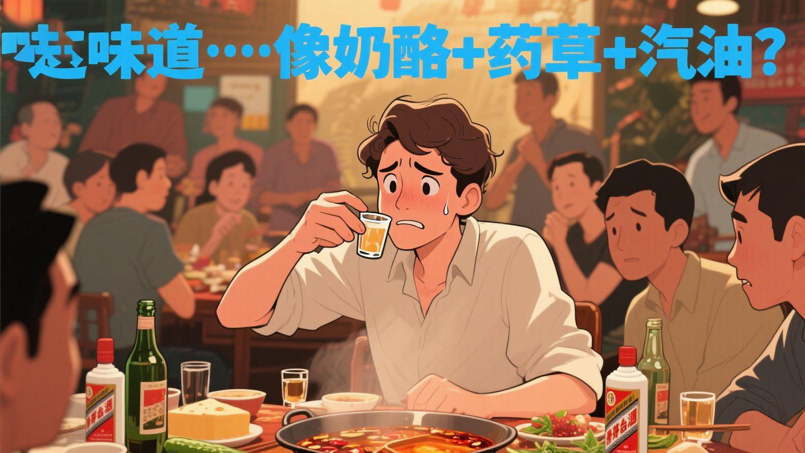 新西兰朋友喝完白酒舌头发麻：这是我喝过的最厉害的酒！