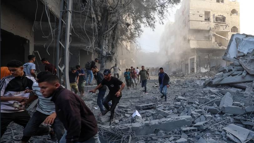 以色列同时空袭加沙与黎巴嫩，哈马斯呼吁美国施压