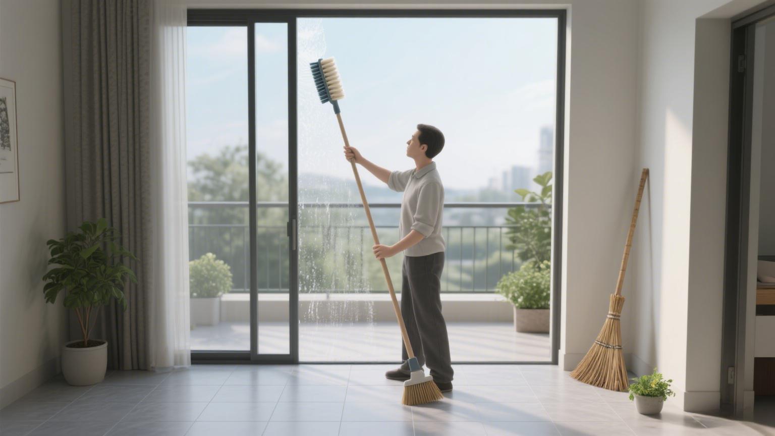 家庭阳台玻璃有污渍？3 步清洁法让视野更通透