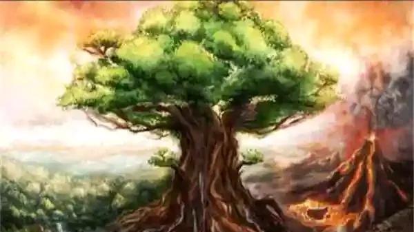 山海经中记载一种神树，是通往三界的桥梁，如今发现其真实存在