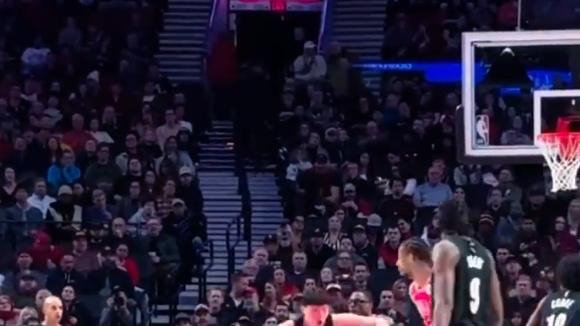 武切维奇三分绝杀！开拓者1分惜败，杨瀚森2分2板1助，背身单打