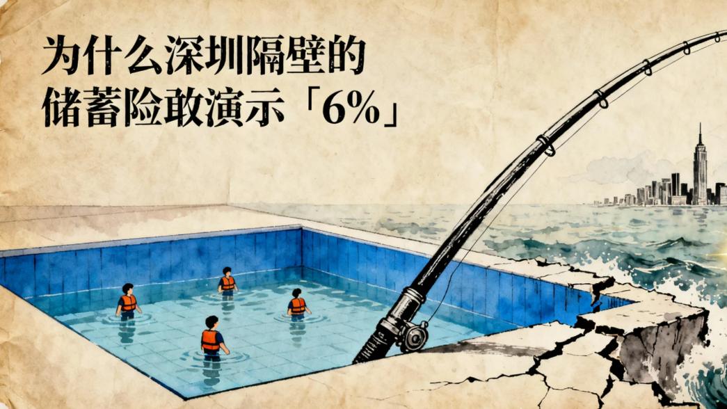 就在深圳隔壁，为什么那边的储蓄险敢演示「6%」的复利？