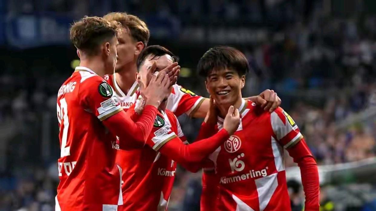 美因茨队做客遭波兹南莱赫1-1踢平 连续2轮欧协联的比赛不胜