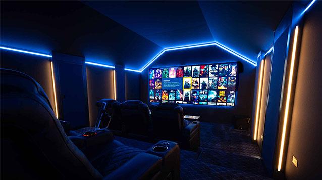 家庭影院明线难题破解指南：从杂乱到整洁的蜕变