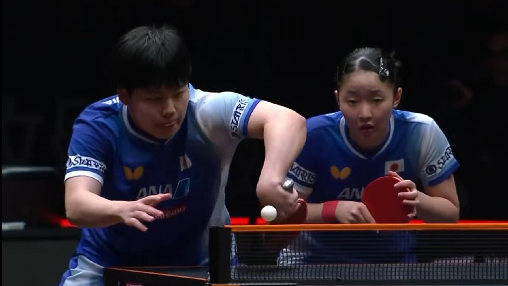 3-0横扫！孙颖莎王楚钦击溃张本美和松岛辉空，今晚决战韩国争首金