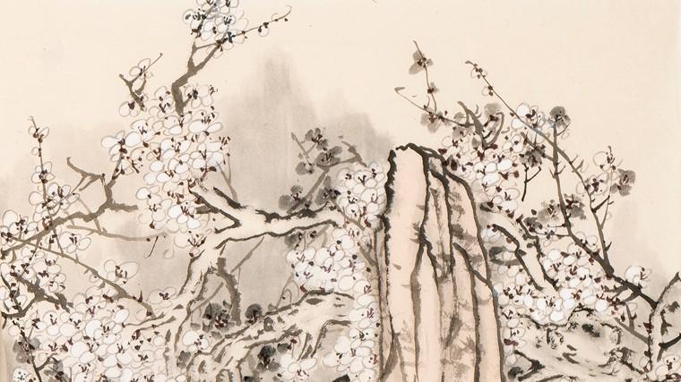 书画雅趣丨墨色秋光里的禅意