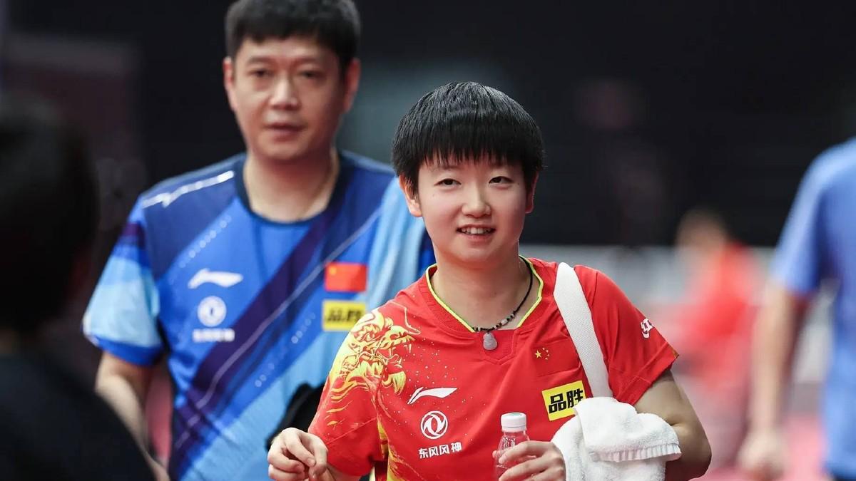 刚率领女乒亚锦赛夺冠，邱贻可被大量粉丝逼问：什么时候分组？
