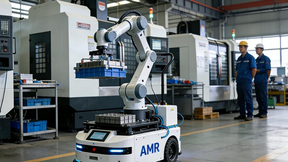 车间物流卡脖子？万可AI机器人让产线“活”起来