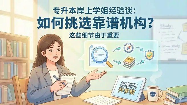 专升本上岸如何挑选靠谱机构？这些细节尤为重要