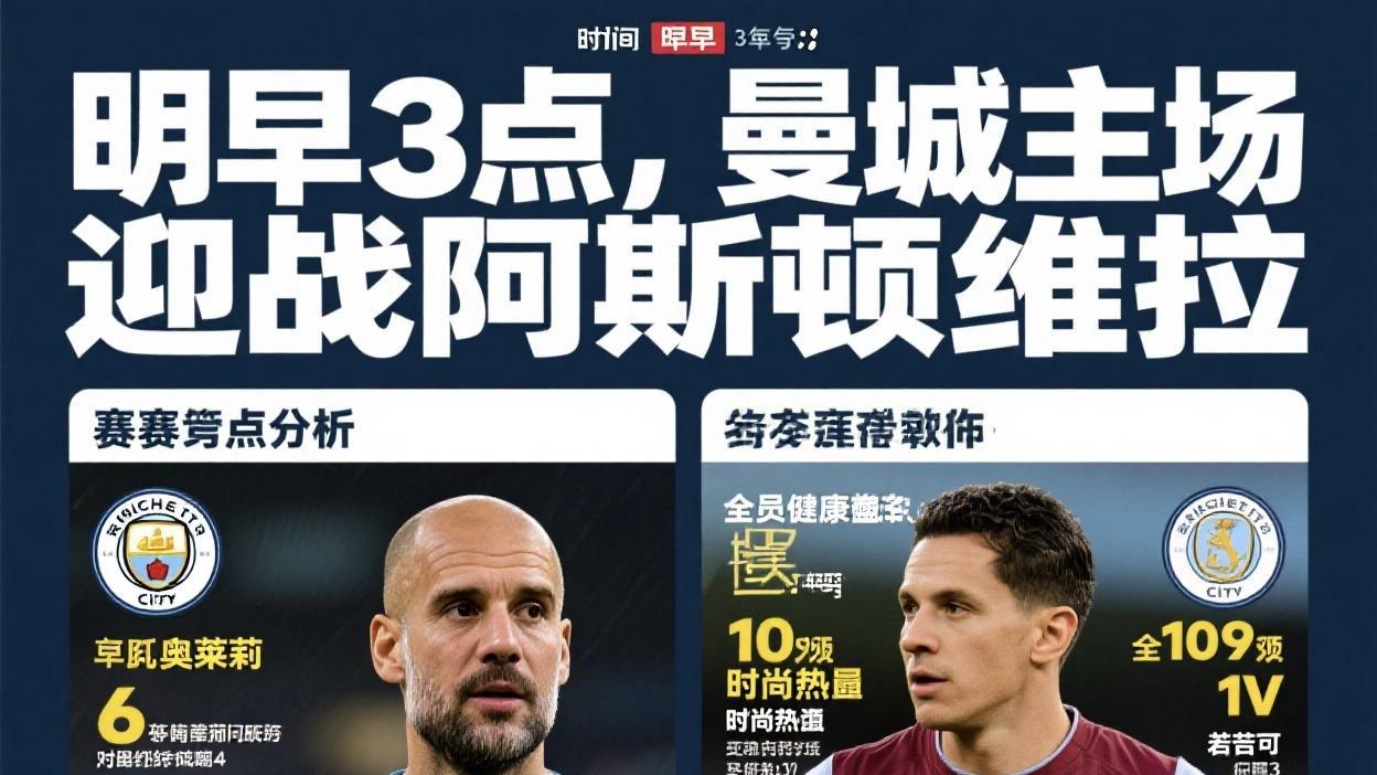 【英超焦点战前瞻】明早3点，曼城主场迎战阿斯顿维拉！👀