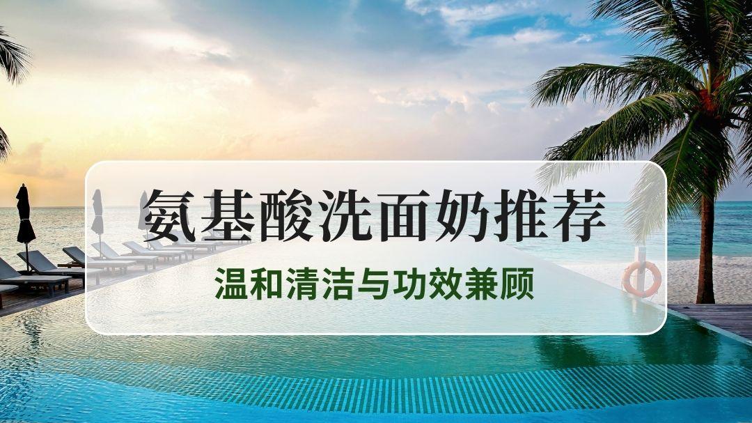 2025氨基酸洗面奶推荐指南：温和清洁与功效兼顾，这5款值得入手