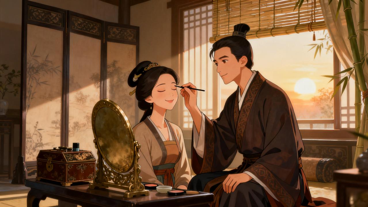 张敞"画眉情深"：长安市长的小情趣，为妻画眉为何被皇帝追问？