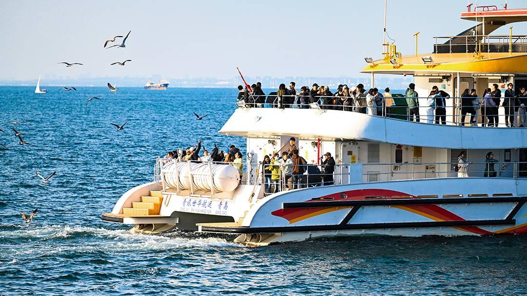 青岛金茂湾日落：邂逅秋日浪漫的秘境