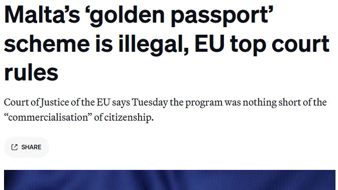 又一个欧洲移民项目，要关停了