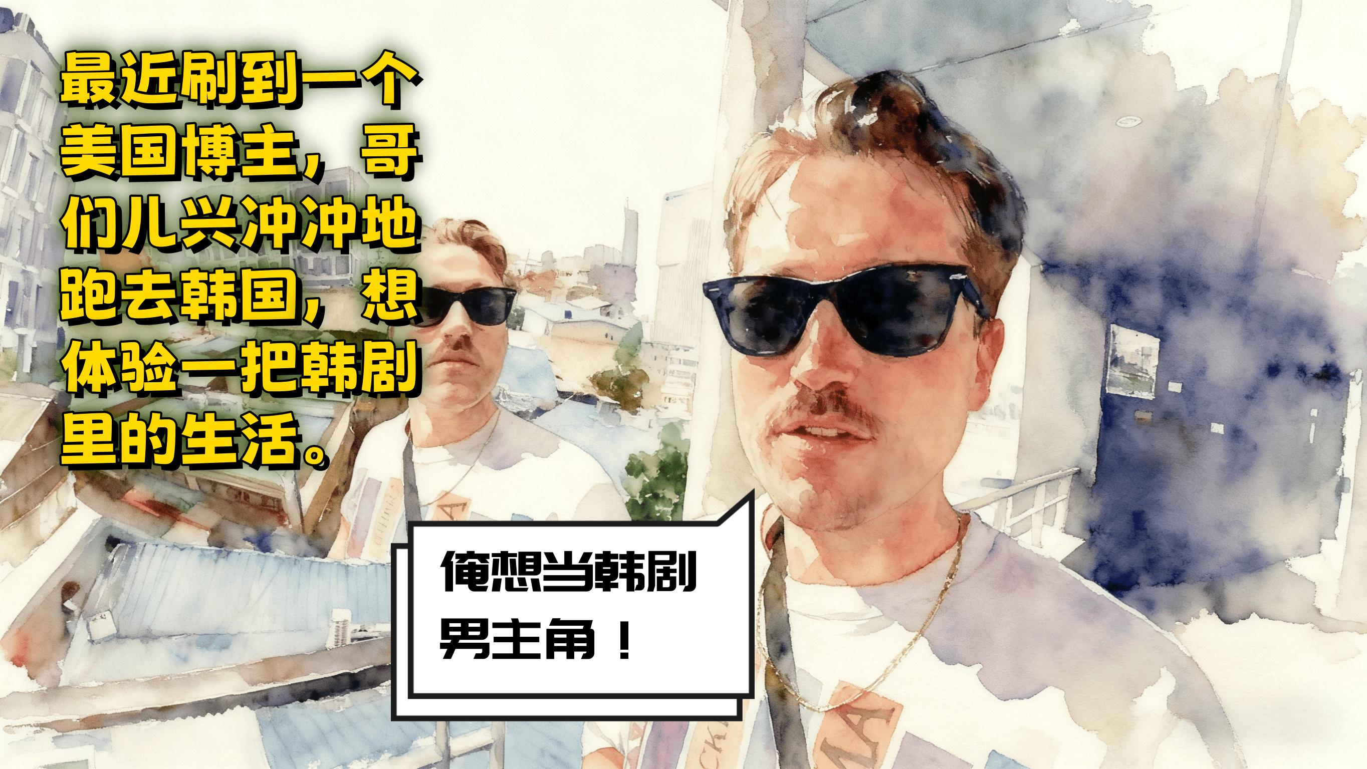 有个美国博主去韩国玩，结果… 反正最后连夜跑了
