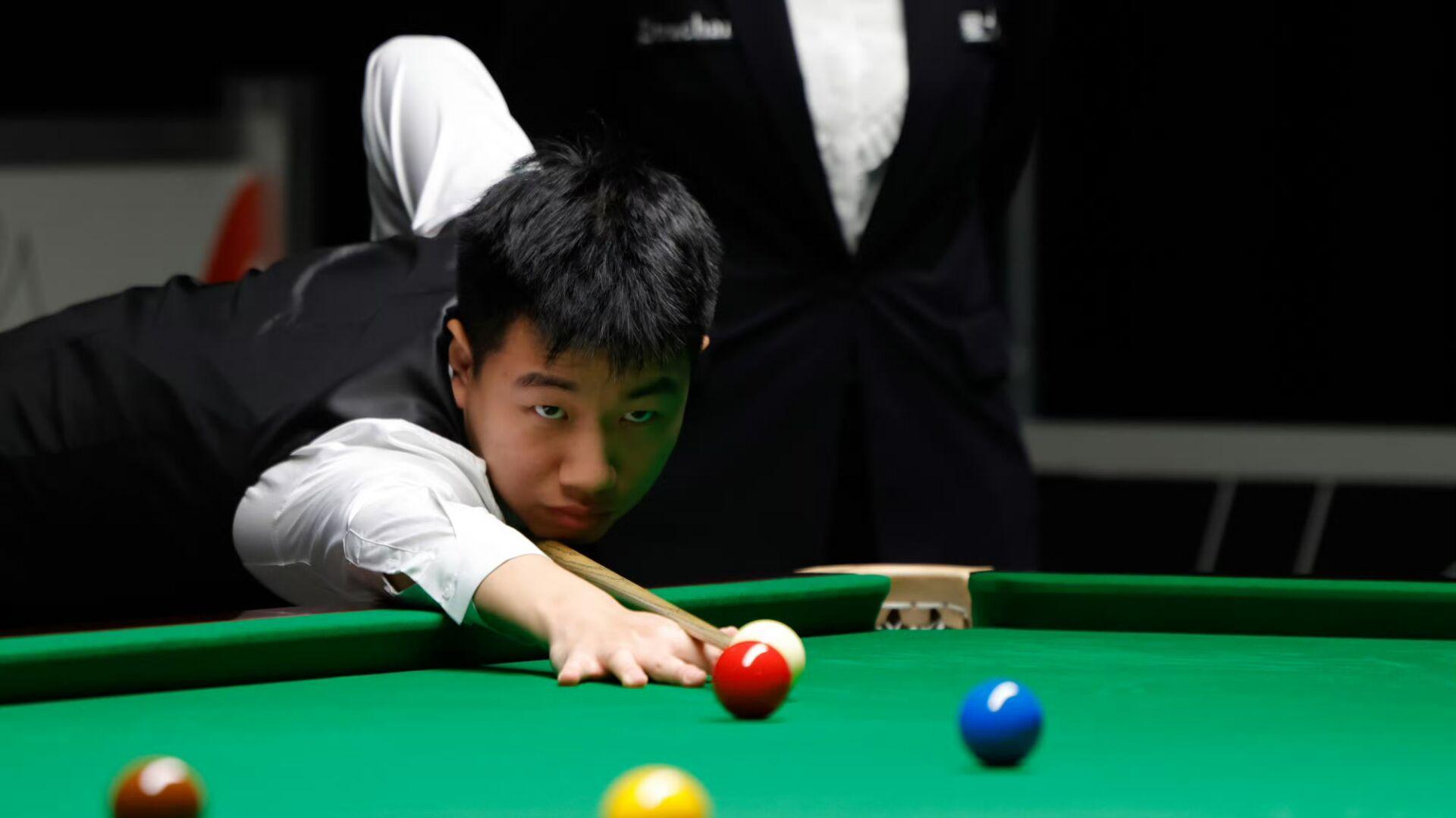 6-0！斯诺克英锦赛：中国小将送给对手六连鞭，世界冠军首轮出局