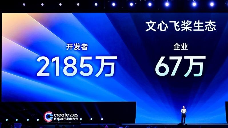 百度CTO王海峰：飞桨文心开发者已达2185万