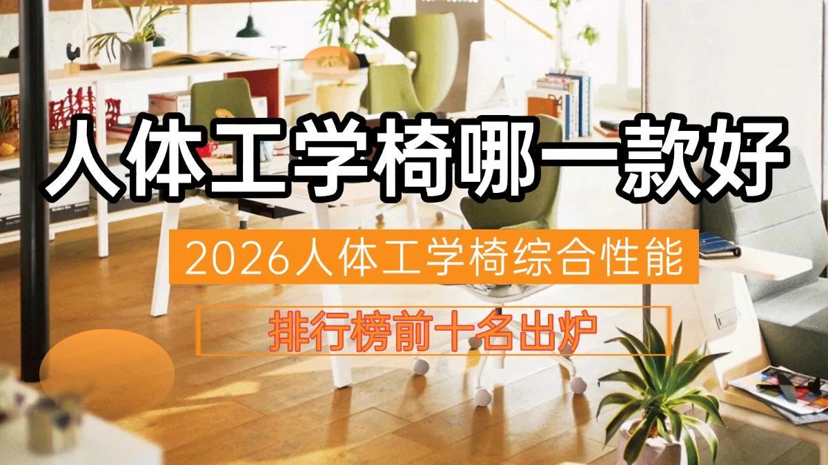 人体工学椅哪一款好？2026人体工学椅综合性能排行榜前十名出炉