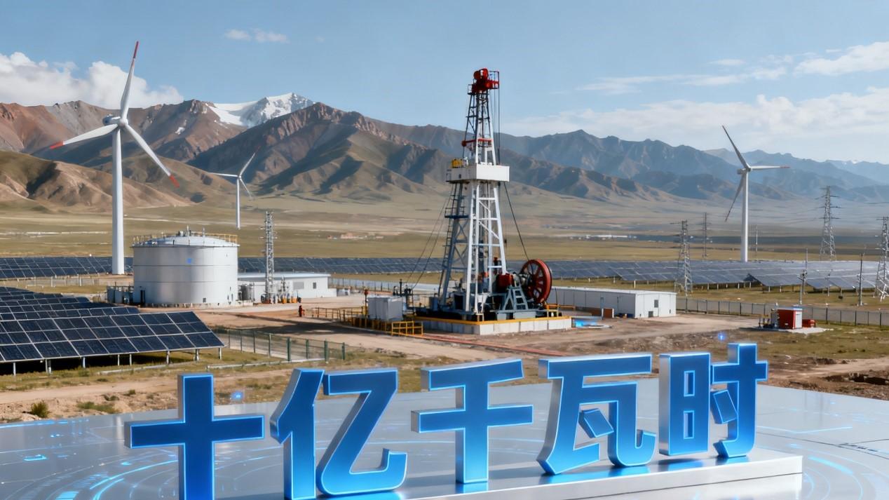 高原油田的绿色蝶变：青海油田新能源发电破十亿千瓦时