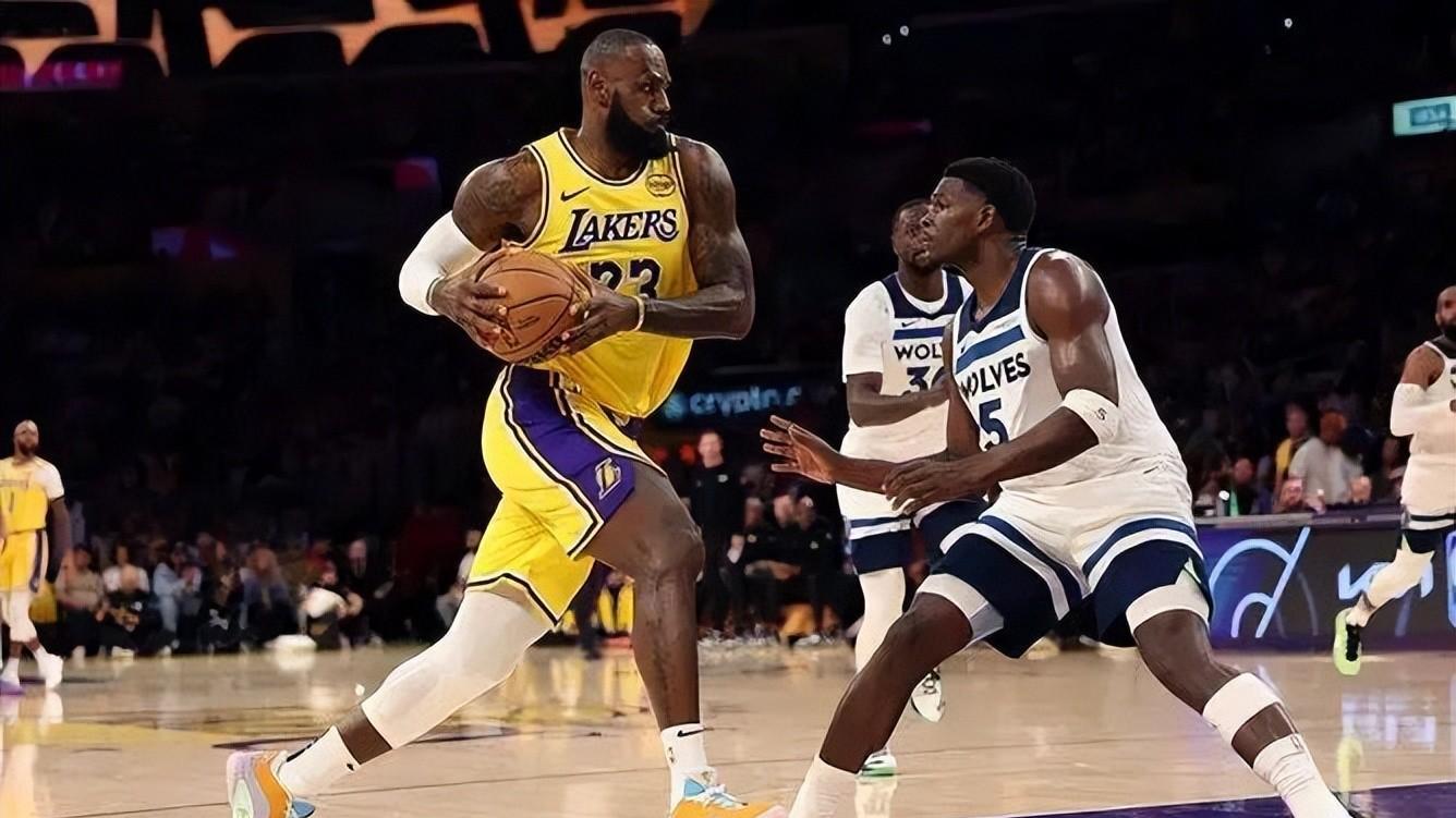 惨败22分！湖人95-117森林狼总比分0-1，东契奇37分也无力回天！