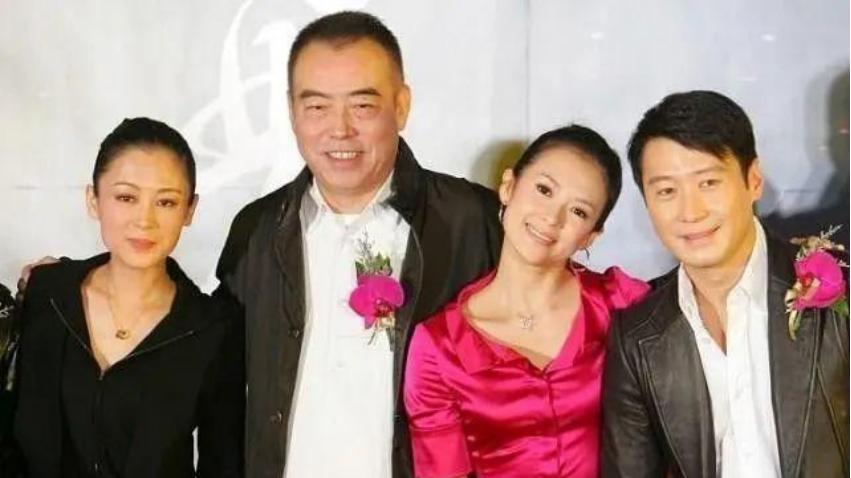 陈红底子确实够好！简单黑红配轻松把小11岁章子怡比下去，太给陈凯歌长脸