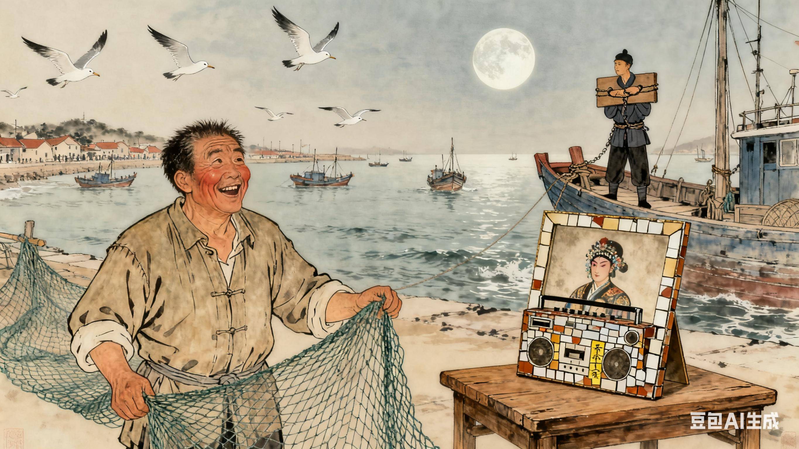 民间故事：午夜收音机！