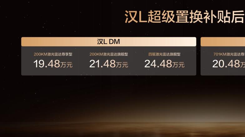 汉L破局：19.48万起的旗舰，藏着比亚迪的技术野心