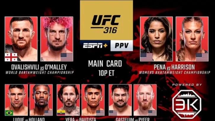 UFC316正在直播：梅拉布vs奥马利 王聪VS席尔瓦（中文高清）完整版视频